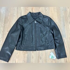 Sanctuary Black Faux Leather Jacket